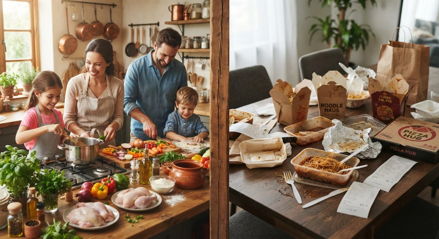 Cooking at Home vs. Takeout: What the Numbers Look Like Over a Month
