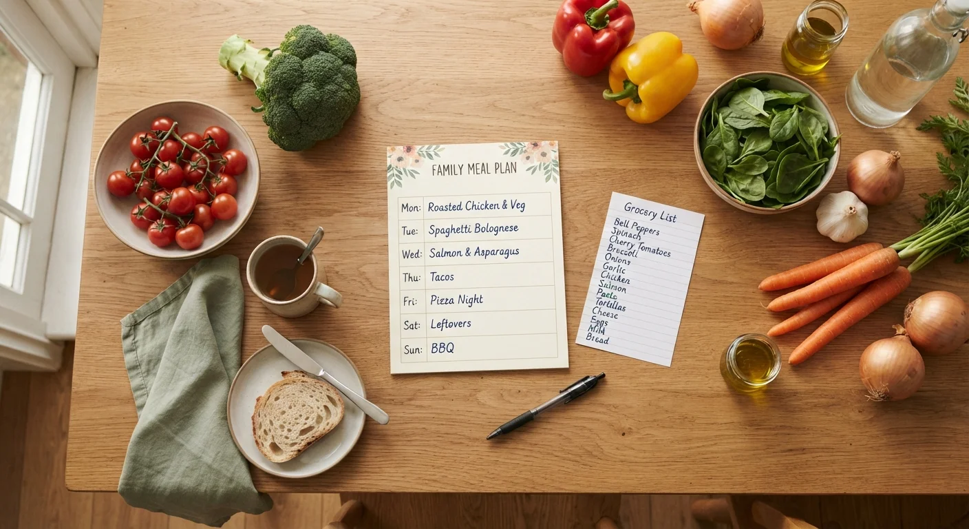 The Weekly Meal Plan: How Families Cut Grocery Bills Without Eating Worse